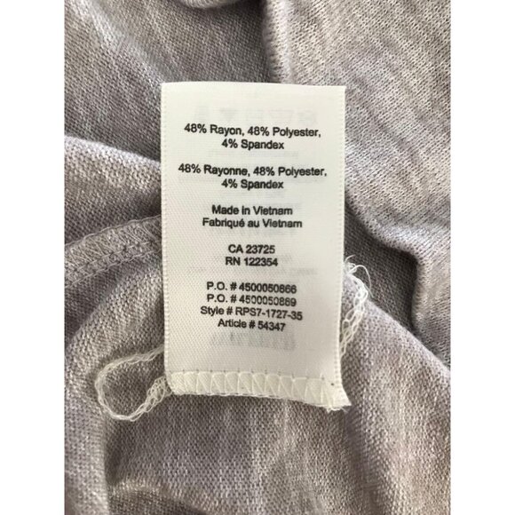 WILFRED FREE Arizona T-Shirt Womens Size Small Heathered Beige Oversized - Picture 8 of 8